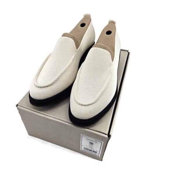 New Rothy's Ivory Lug Loafer Womens 12 Merino Wool Rothys Slip Ons - Picture 1 of 10